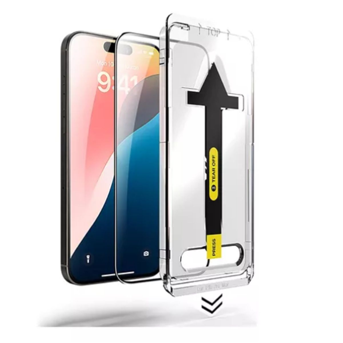 GENERICO - Lamina de Vidrio AutoInstalable Iphone 16 Pro