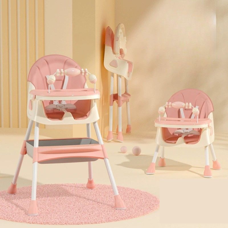 ELEPHANT - Silla de comer para bebe rosado