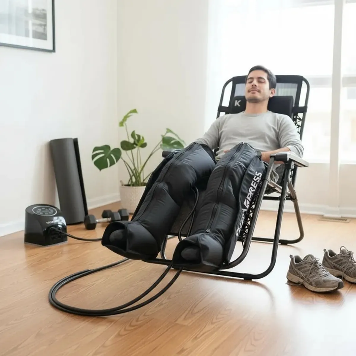 KINEGUN PRO - Botas de presoterapia Piernas - Drenaje y Recuperación - KINEGUN