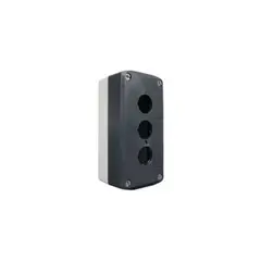 GENERICO - Caja Plástica para Pulsador 22mm 3 Perforaciones IP65