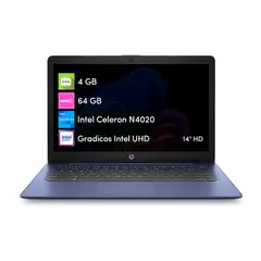 HP - Notebook Stream Celeron 4GB 64GB 14 HD