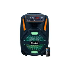 FUJITEL - Karaoke Portátil Bluetooth 8 Pulgadas Negro