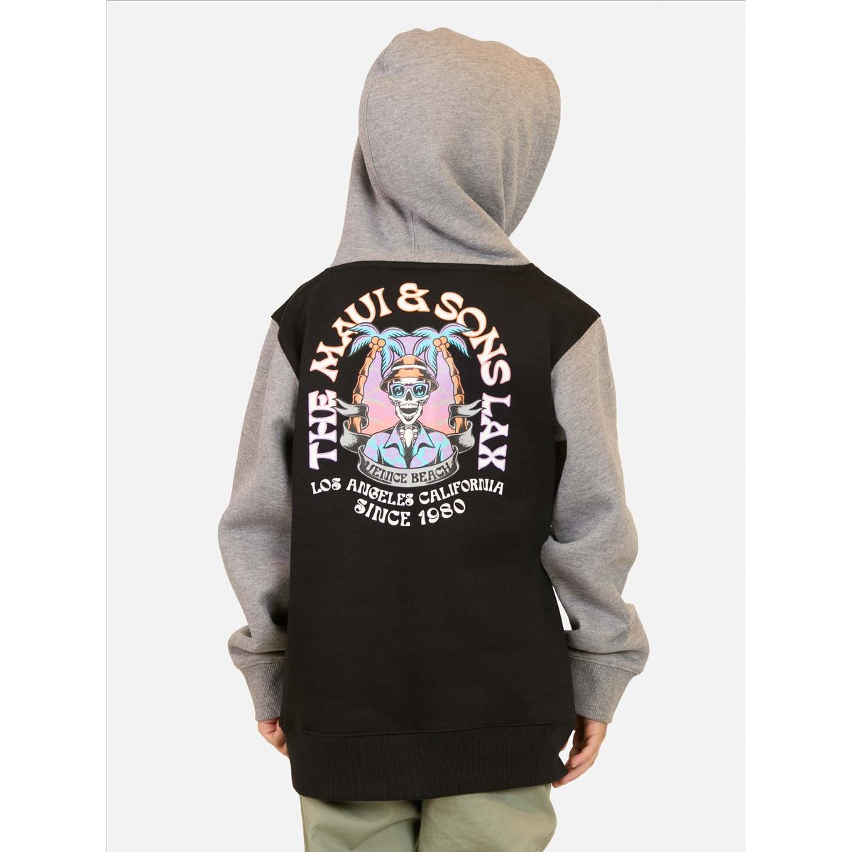 MAUI AND SONS - Poleron Canguro Pulse Negro Infantil Maui And Sons - Negro