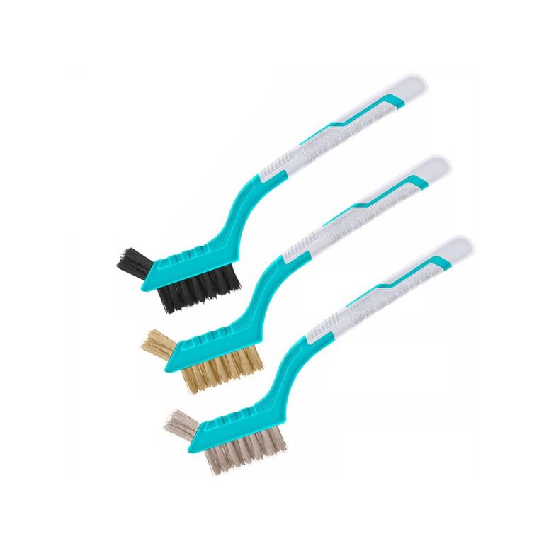 SET MINI ESCOBILLAS TOTAL TAC38033 180MM 3PZS