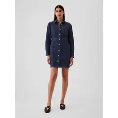 GAP - Vestido Mujer Denim Mini Azul