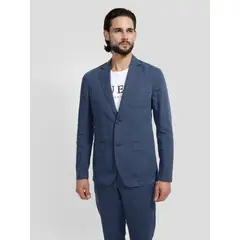 GUESS - Chaqueta Tyron Blazer Hombre Azul