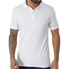 GUESS - Polera Nolan Ss Polo Hombre Blanco