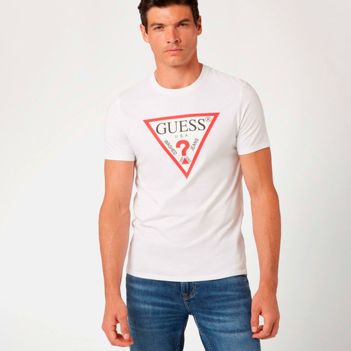 GUESS - Polera Cn Ss Original Logo Tee