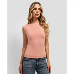 GUESS - Polera Sl Twisted Rita Top Mujer Rosado