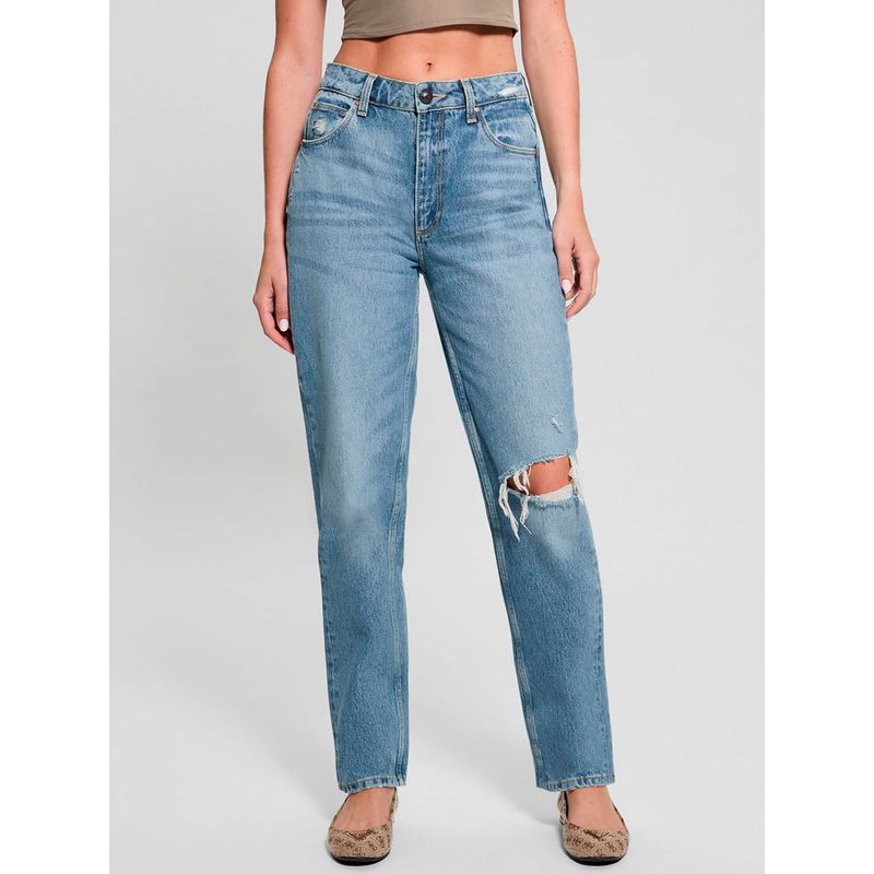 GUESS - Jeans Mom Jean Mujer Azul