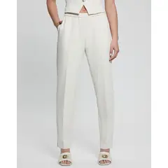 GUESS - Pantalon Roberta Structure Jogger Mujer Café