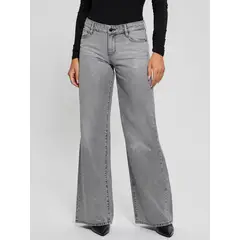 GUESS - Jeans Sexy Palazzo Mujer Plata