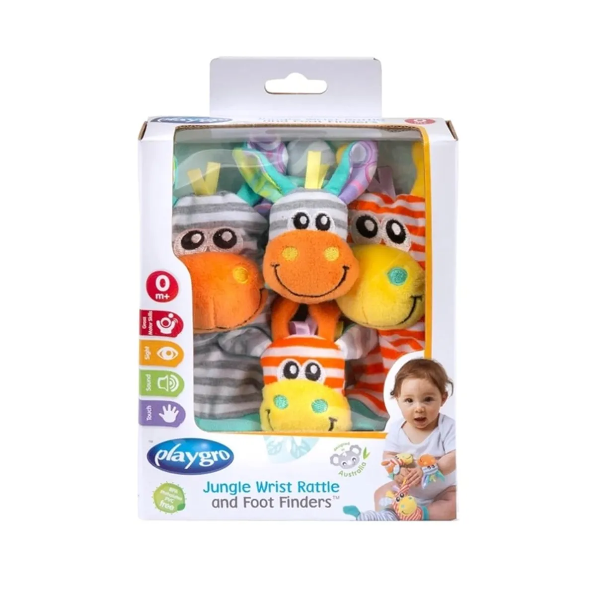 PLAYGRO - Sonajero Jungla Manito y Pipe Refresh Playgro