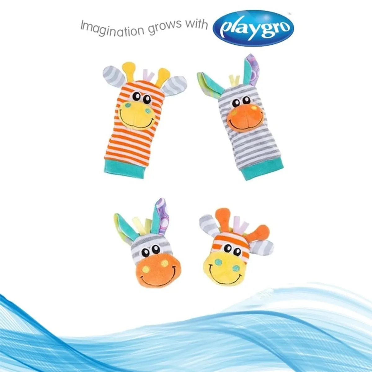 PLAYGRO - Sonajero Jungla Manito y Pipe Refresh Playgro