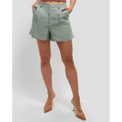 GUESS - Short Gen Tailored Short Mujer Verde