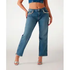GUESS - Jeans Daisy Pant Mujer Multicolor