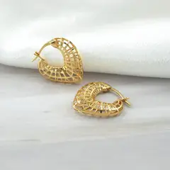 ELLA JOYAS - Aro Argolla Kiara Oro 18k