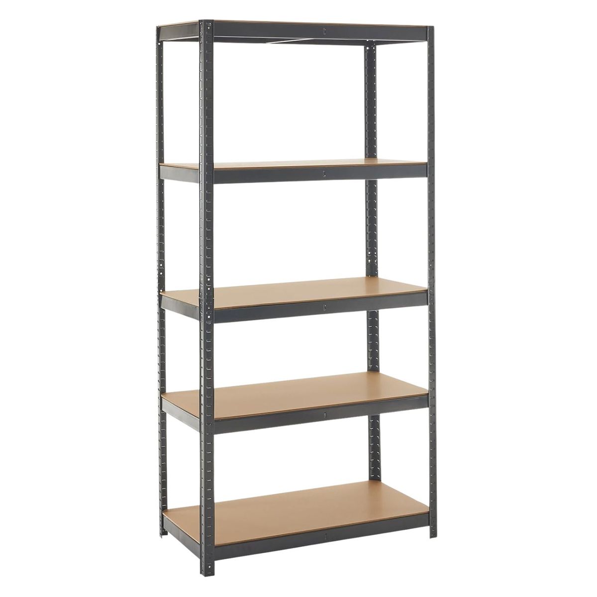 GENERICO - Estante Rack Metalico 180x90x40 Repisa Galvanizado 5 Niveles