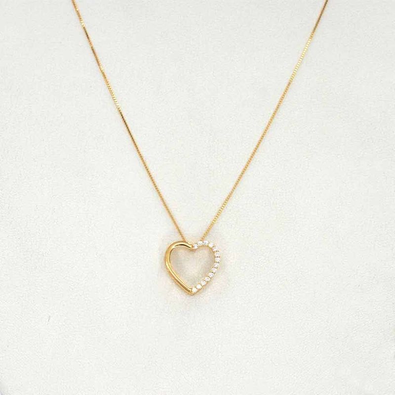 ELLA JOYAS - Conjunto Corazón Oro 18k