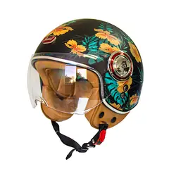 BEON - CASCO DE MOTO PRINT BLACK - TALLA L