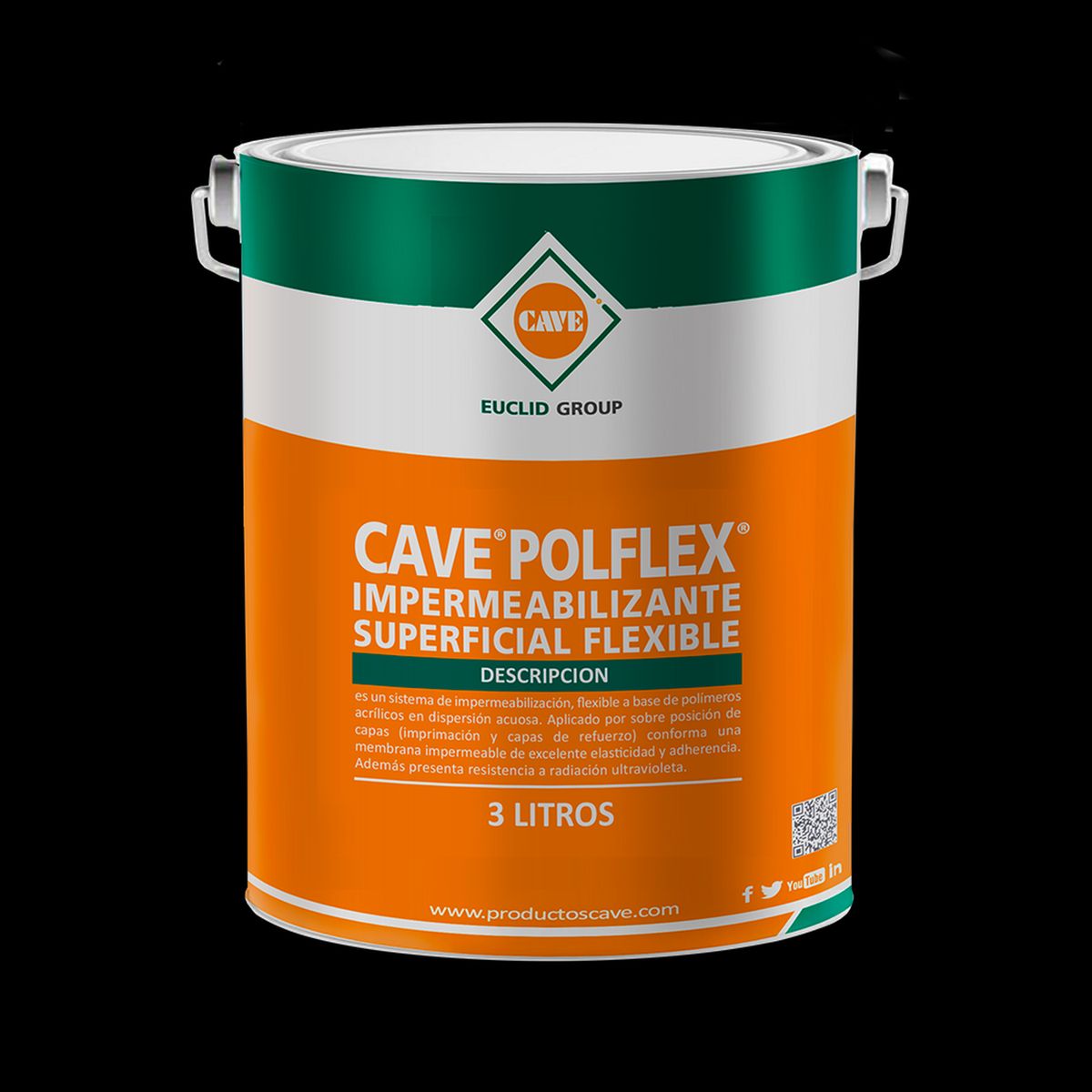 CAVE - CAVE POLFLEX - Impermeabilizante flexible Galón 5 kg