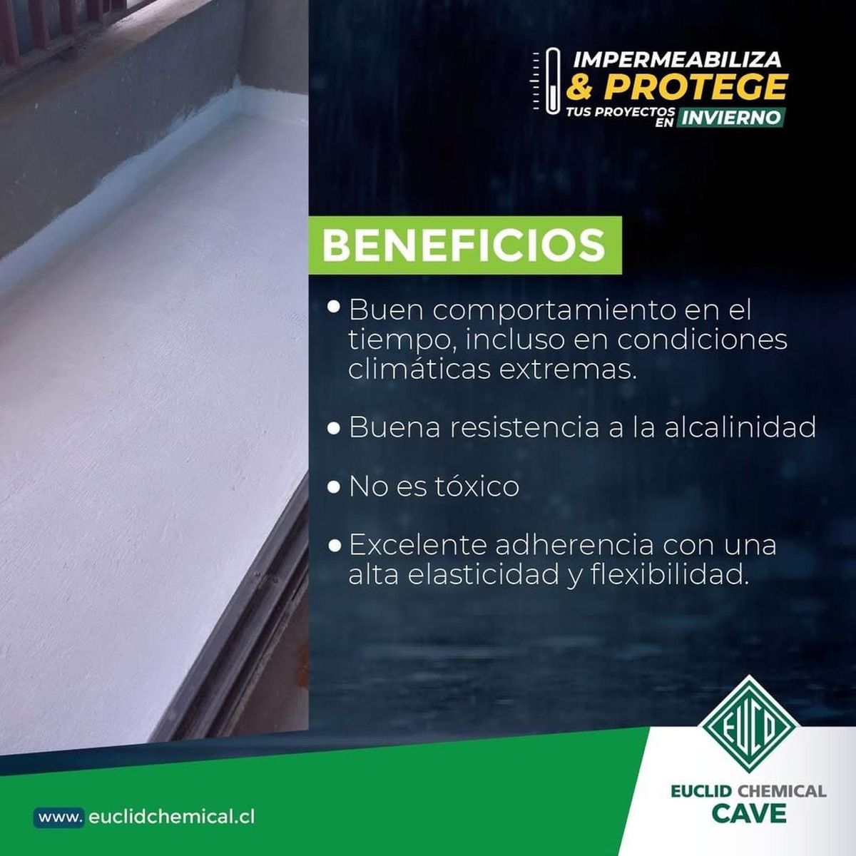 CAVE - CAVE POLFLEX - Impermeabilizante flexible Galón 5 kg