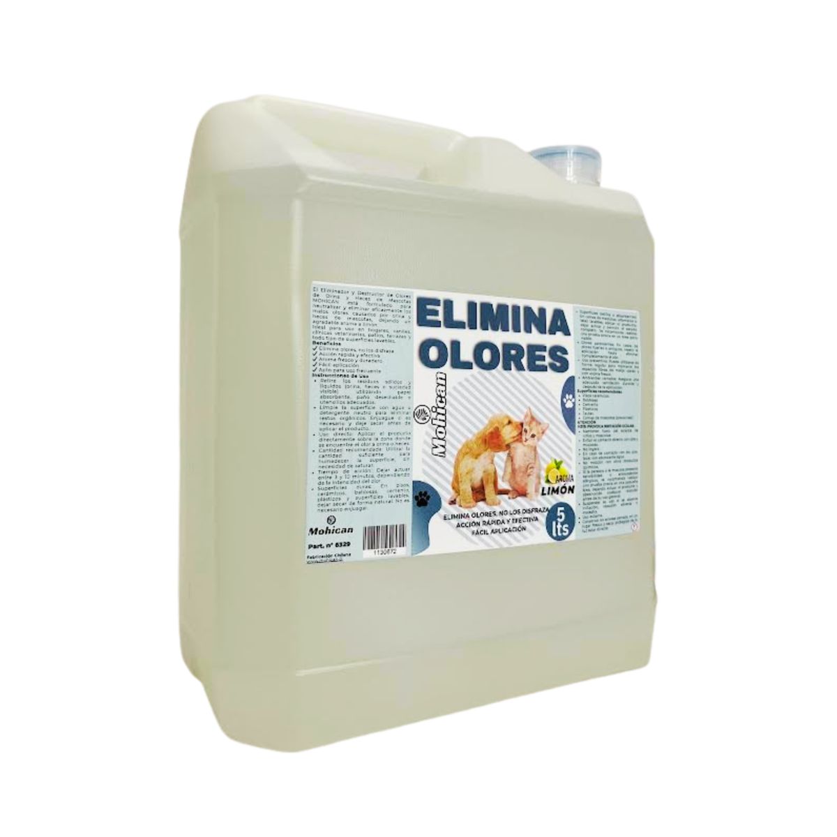 ELIMINADOR Y DESTRUCTOR DE OLORES ORINA Y HECES LIMÓN 5 LT, marca GENERICO - Foto 2