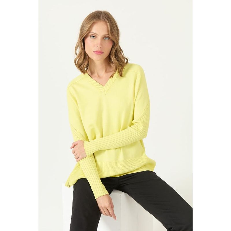 PRIVILEGE - Sweater amarillo PRIVILEGE 2198 - Amarillo