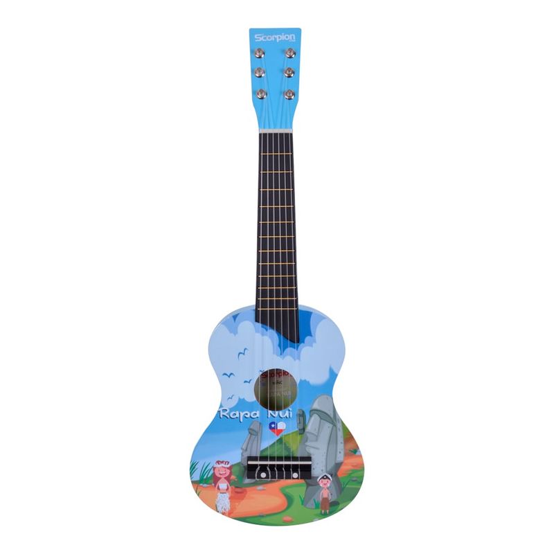 SCORPION - GUITARRA NIÑO 25 PULGADAS MOD.RAPA NUI CELESTE SCORPION
