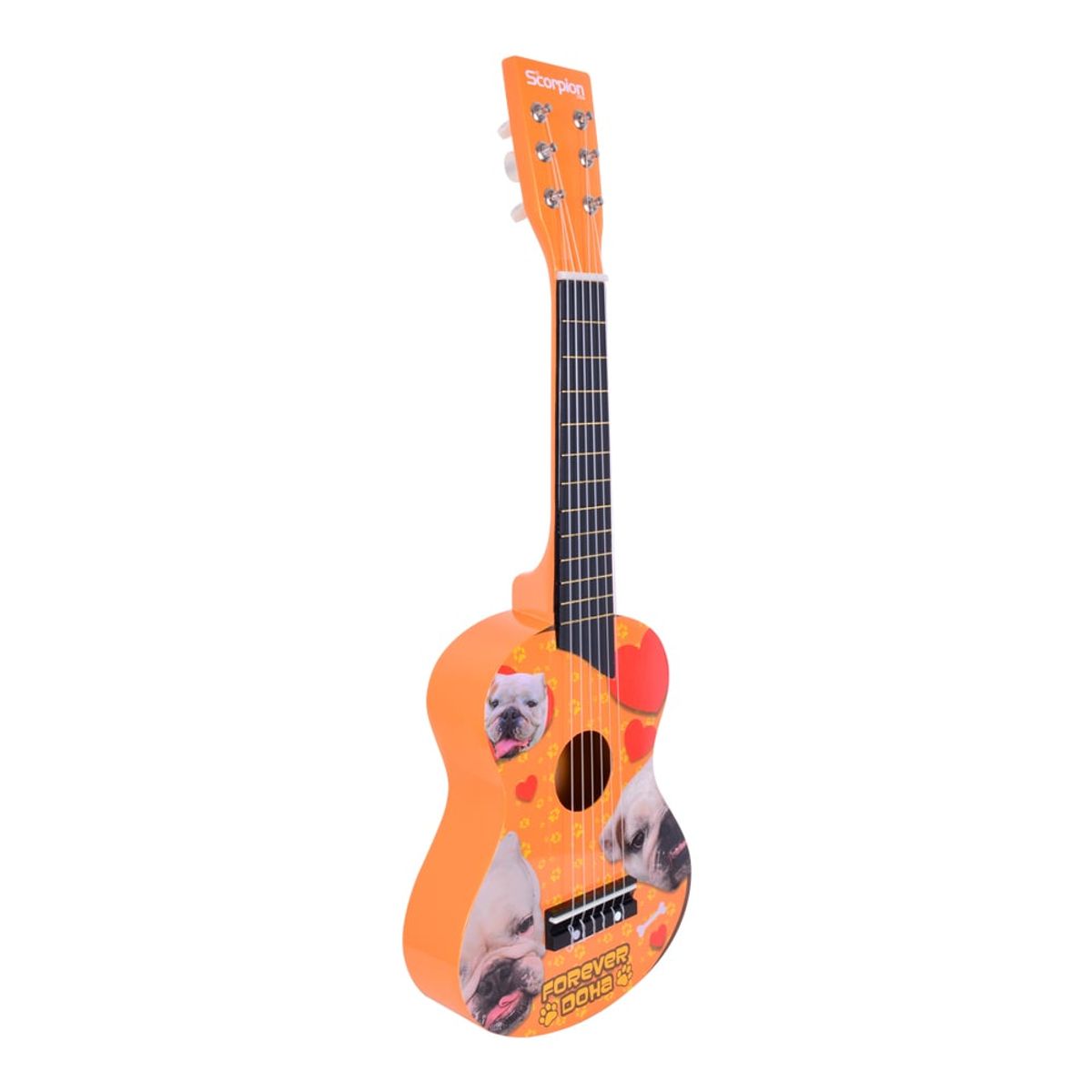 SCORPION - GUITARRA NIÑO 25 PULGADAS MOD.BULLDOG AMARILLO SCORPION