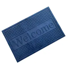 GENERICO - Alfombra tapete limpiapies para entrada exteriores bienvenido