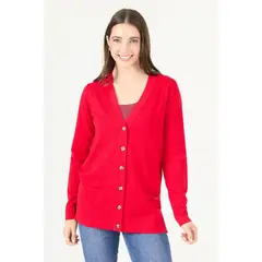 PRIVILEGE - Cardigan rojo 2461 - Rojo