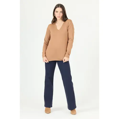 PRIVILEGE - Sweater camel 2458 - Camel
