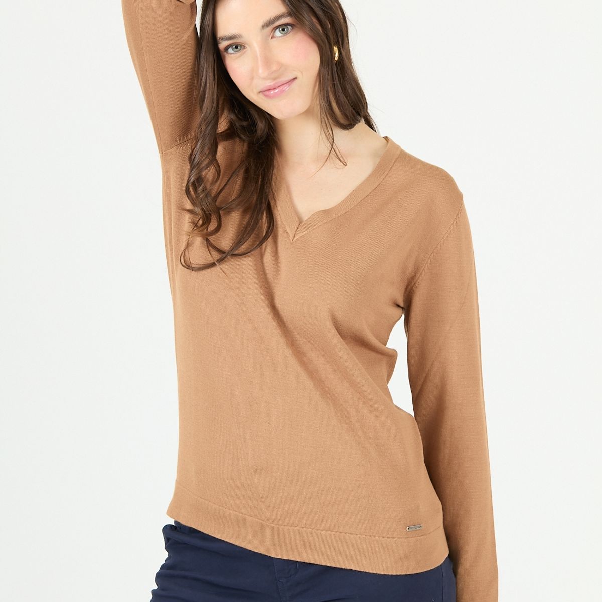 PRIVILEGE - Sweater camel 2458