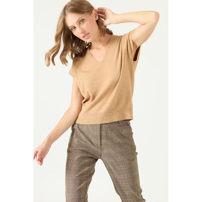 PRIVILEGE - Sweater camel PRIVILEGE 2183 - Camel