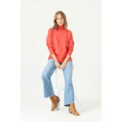 PRIVILEGE - Sweater naranjo 2201 - Naranjo
