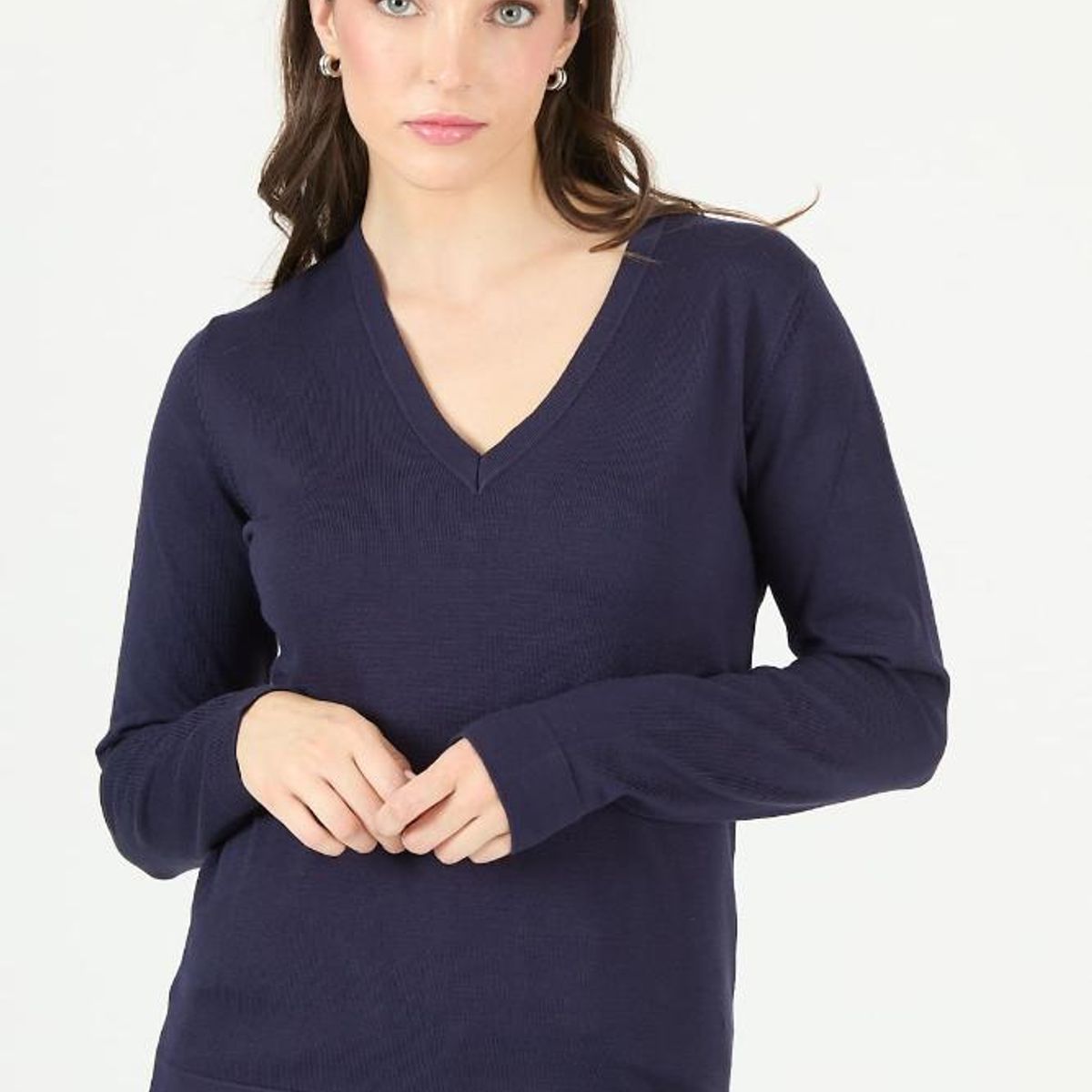 PRIVILEGE - Sweater azul marino 2455