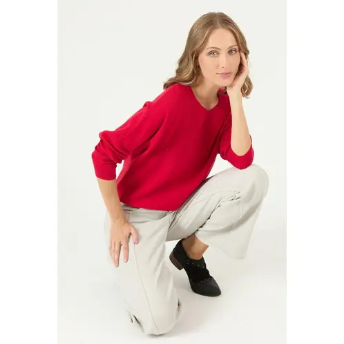PRIVILEGE - Sweater rojo 2405 - Rojo