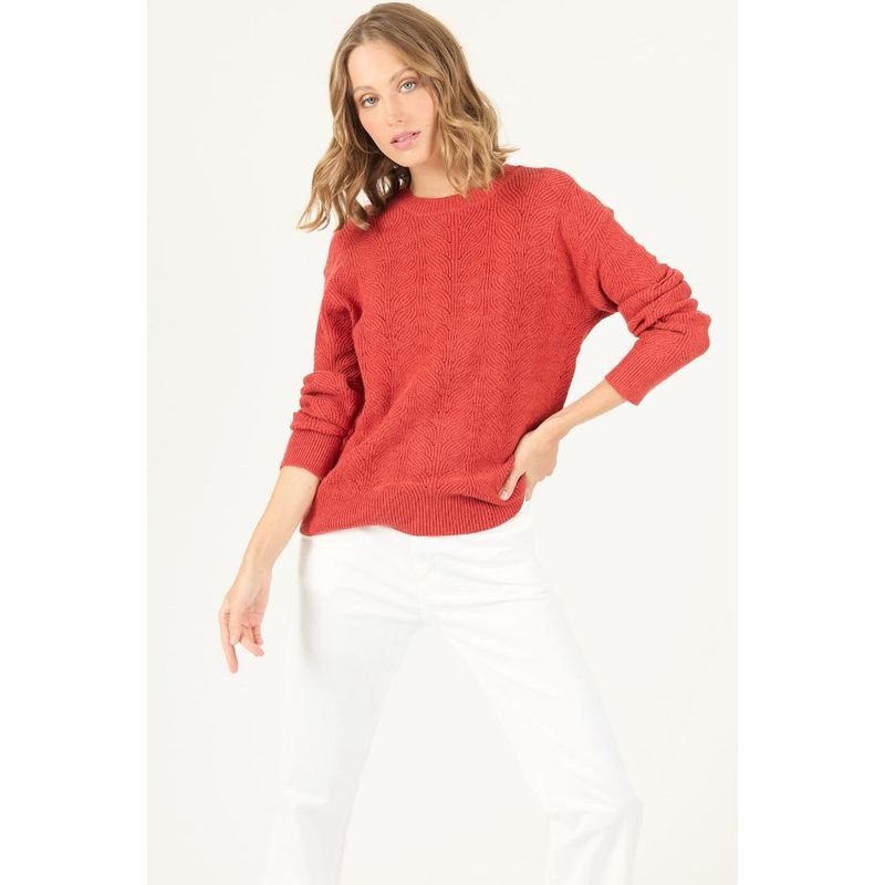 PRIVILEGE - Sweater naranjo PRIVILEGE 2218 - Naranjo