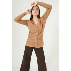 PRIVILEGE - Cardigan camel 2463 - Camel