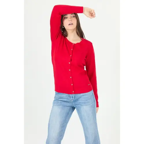 PRIVILEGE - Cardigan rojo 2467 - Rojo