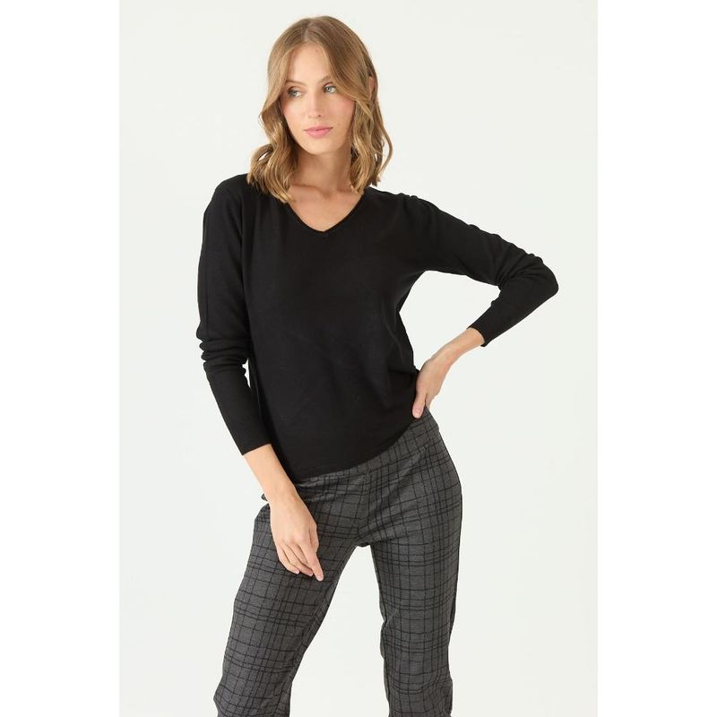 PRIVILEGE - Sweater negro PRIVILEGE 2117 - Negro