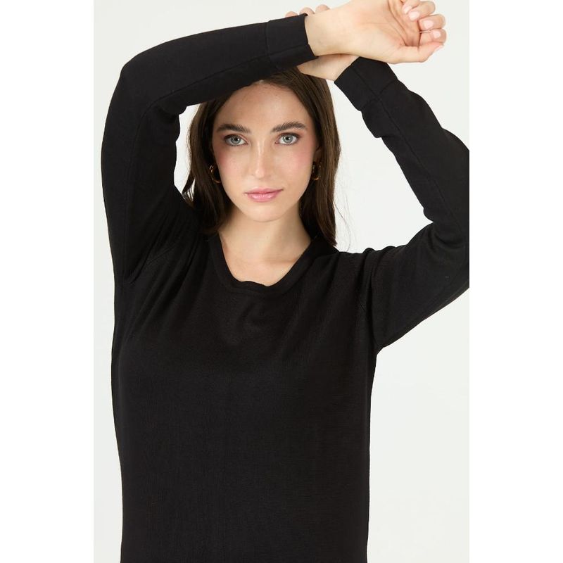 PRIVILEGE - Sweater negro PRIVILEGE 2453 - Negro.