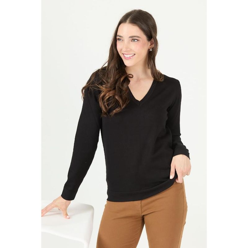 PRIVILEGE - Sweater negro PRIVILEGE 2459 - Negro