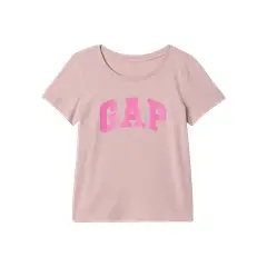 GAP - Polera Logo Manga Corta Niña Rosa