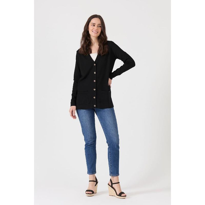 PRIVILEGE - Cardigan negro PRIVILEGE 1561 - Negro