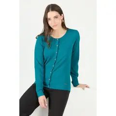 PRIVILEGE - Cardigan petroleo 2466 - Petroleo