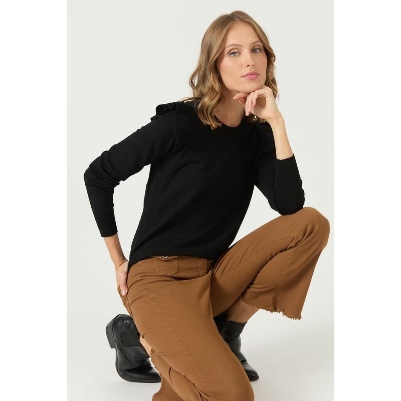 PRIVILEGE - Sweater negro PRIVILEGE 2160 - Negro