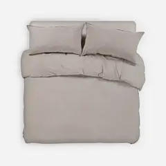 ROSEN - Funda Plumón Froens Algodón Orgánico Beige Súper King