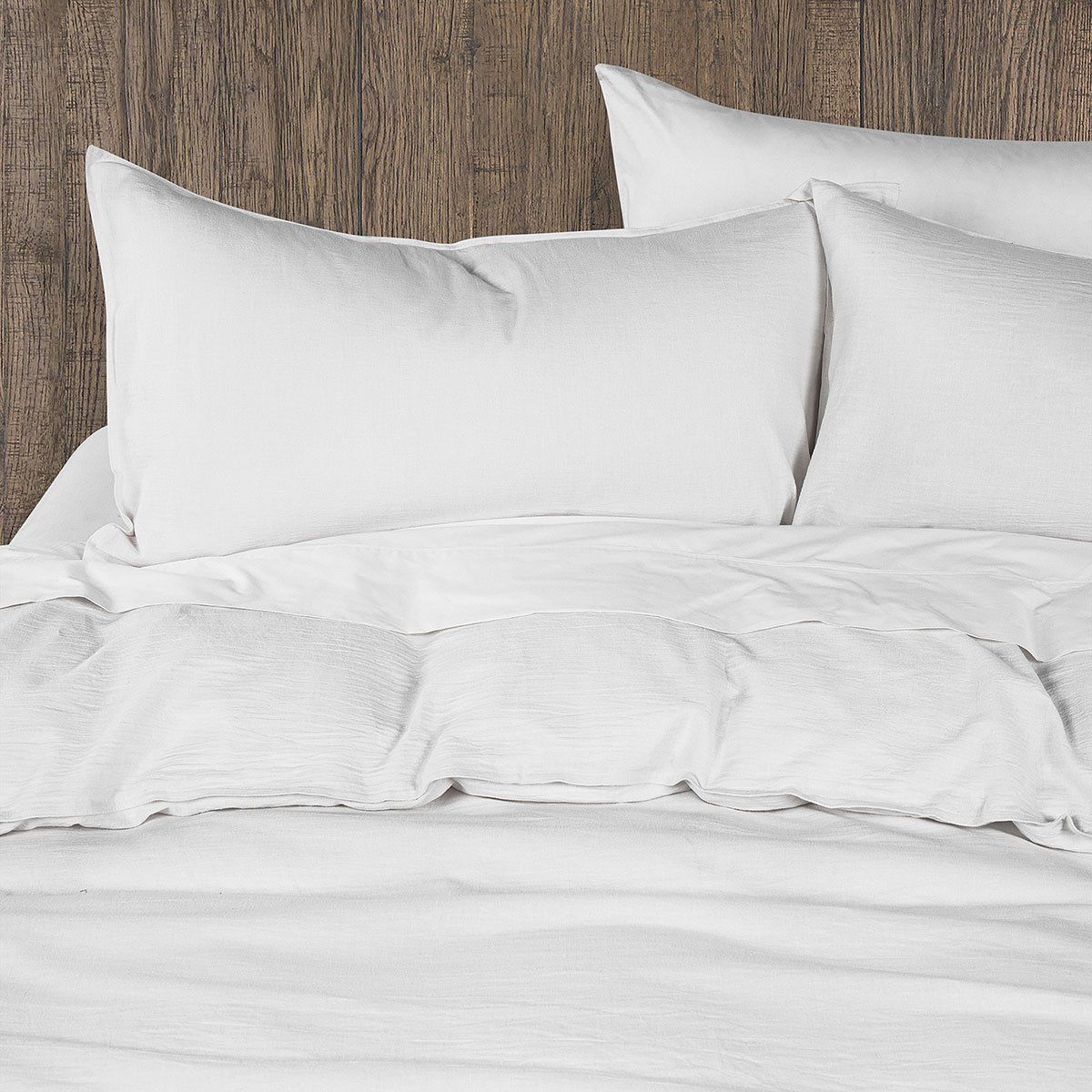 ROSEN - Funda Plumón Froens Lino-Algodón Rayas Crudo 2 Plazas